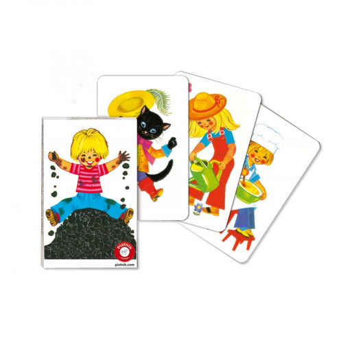 Joc de carti Piatnik, Pacalici - Copii cu activitati (serie noua), stil nostalgic, produs in Austria